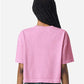 American Apparel 1302GD Women's Heavyweight Cotton Garment-Dyed Boxy Cropped Tee - Back view