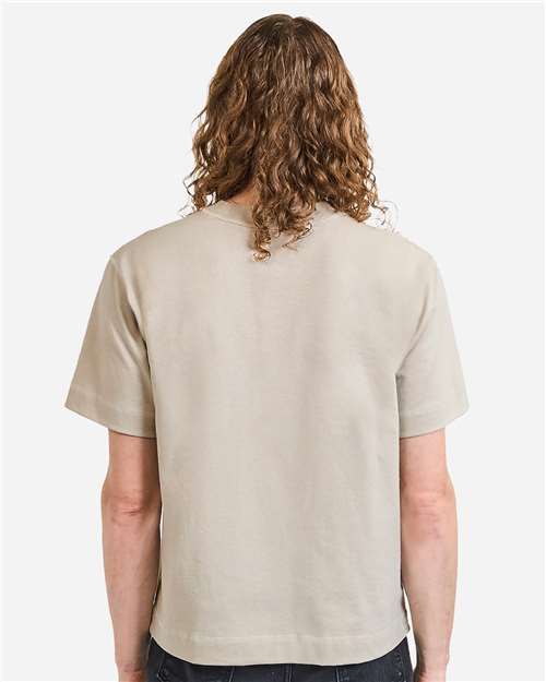 American Apparel 13ML0 Unisex Heavyweight Cotton Boxy Tee - Back view