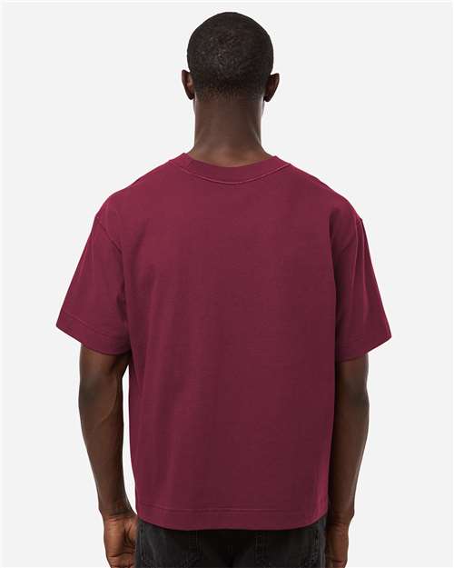 American Apparel 13ML0 Unisex Heavyweight Cotton Boxy Tee - Back view