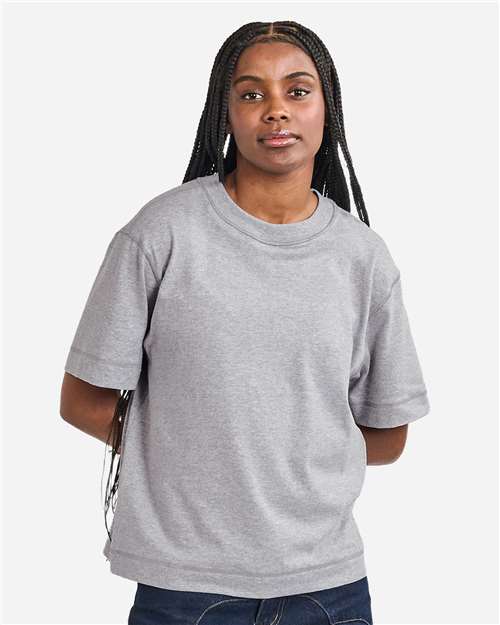 American Apparel 13ML0 Unisex Heavyweight Cotton Boxy Tee - Front view