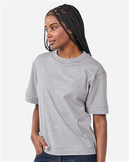 American Apparel 13ML0 Unisex Heavyweight Cotton Boxy Tee - Side view