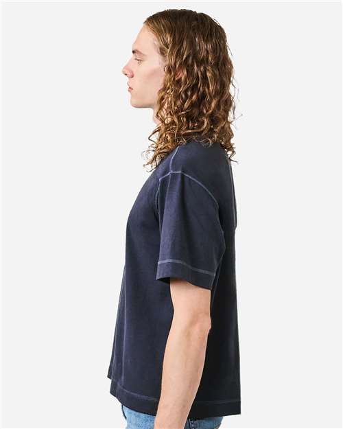 American Apparel 13ML0 Unisex Heavyweight Cotton Boxy Tee - Side view