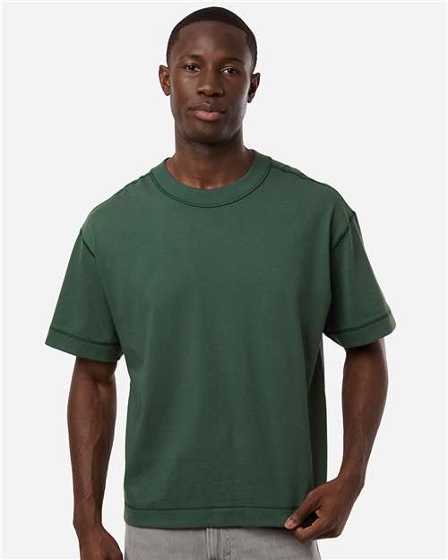American Apparel 13ML0 Unisex Heavyweight Cotton Boxy Tee - Front view