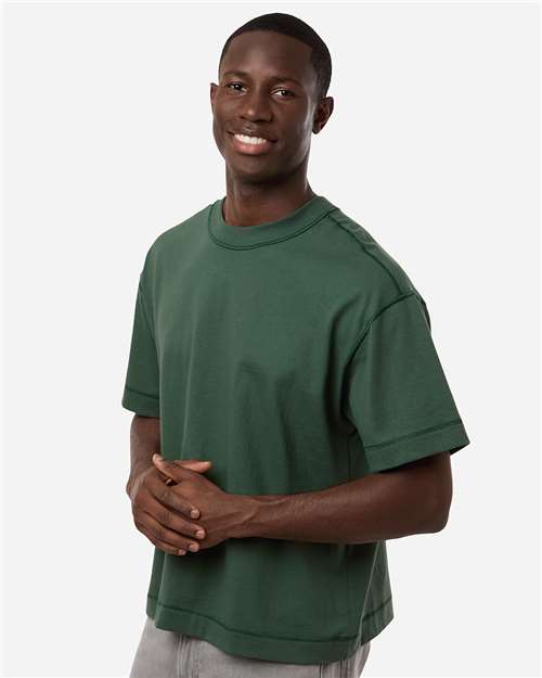 American Apparel 13ML0 Unisex Heavyweight Cotton Boxy Tee - Side view