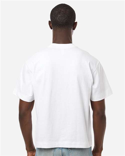 American Apparel 13ML0 Unisex Heavyweight Cotton Boxy Tee - Back view