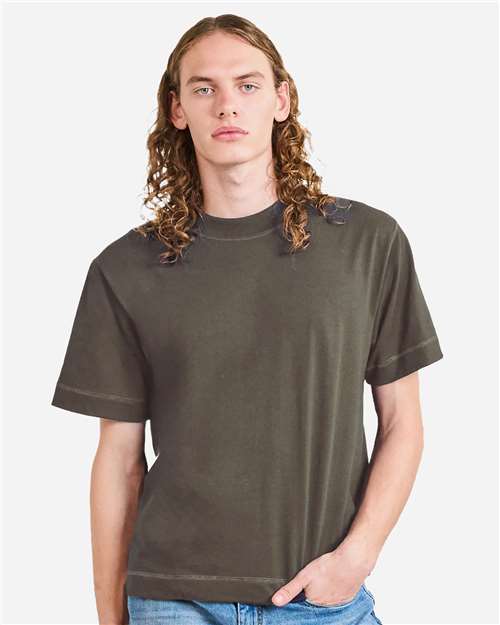 American Apparel 13ML0 Unisex Heavyweight Cotton Boxy Tee - Front view