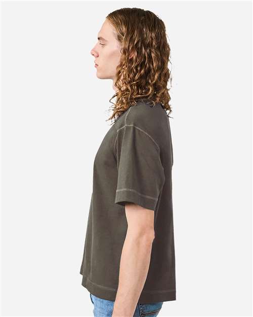 American Apparel 13ML0 Unisex Heavyweight Cotton Boxy Tee - Side view