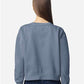 Comfort Colors 1566L Women's Garment-Dyed Mid-Length Crewneck Sweatshirt - Back view