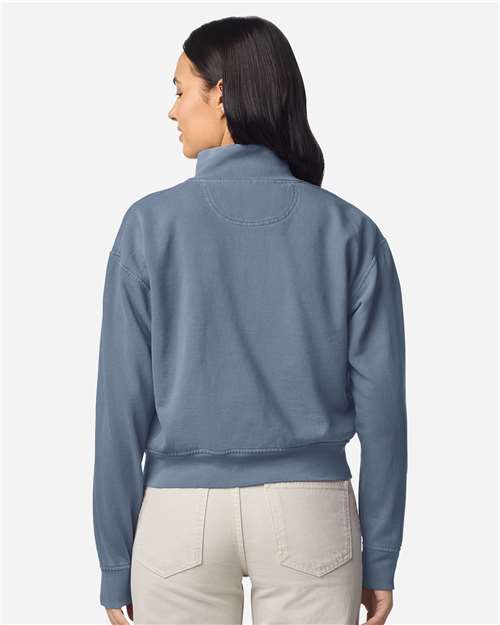 Comfort Colors 1570L Women's Garment-Dyed Full-Zip Jacket - Back view