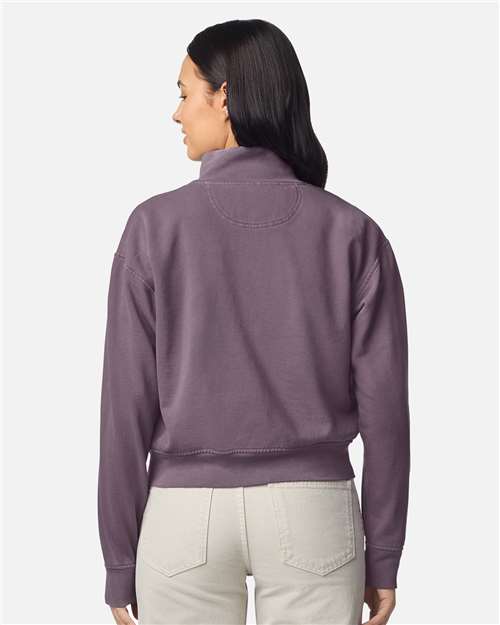 Comfort Colors 1570L Women's Garment-Dyed Full-Zip Jacket - Back view