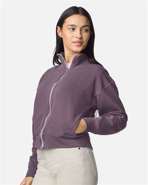 Comfort Colors 1570L Women's Garment-Dyed Full-Zip Jacket - Side view