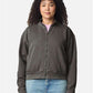 Comfort Colors 1570L Women's Garment-Dyed Full-Zip Jacket - Front view
