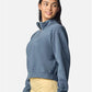Comfort Colors 1580L Women's Garment-Dyed Mid-Length Quarter-Zip Sweatshirt - Side view