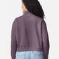 Comfort Colors 1580L Women's Garment-Dyed Mid-Length Quarter-Zip Sweatshirt - Back view