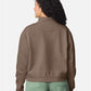 Comfort Colors 1580L Women's Garment-Dyed Mid-Length Quarter-Zip Sweatshirt - Back view