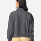 Comfort Colors 1580L Women's Garment-Dyed Mid-Length Quarter-Zip Sweatshirt - Back view