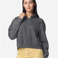 Comfort Colors 1580L Women's Garment-Dyed Mid-Length Quarter-Zip Sweatshirt - Front view