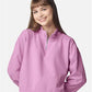Comfort Colors 1580L Women's Garment-Dyed Mid-Length Quarter-Zip Sweatshirt - Front view