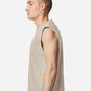 American Apparel 207GD Unisex Heavyweight Cotton Garment-Dyed Boxy Muscle Tee - Side view