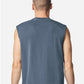 American Apparel 207GD Unisex Heavyweight Cotton Garment-Dyed Boxy Muscle Tee - Back view