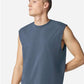 American Apparel 207GD Unisex Heavyweight Cotton Garment-Dyed Boxy Muscle Tee - Front view