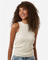 American Apparel BR2101 Women's Baby Rib Fitted Tank - Front view