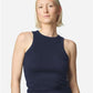 American Apparel BR2101 Women's Baby Rib Fitted Tank - Front view
