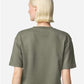American Apparel FTCB0 Women's French Terry Mid-Length Boxy Top - Back view