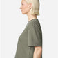American Apparel FTCB0 Women's French Terry Mid-Length Boxy Top - Side view