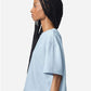 American Apparel FTCB0 Women's French Terry Mid-Length Boxy Top - Side view