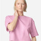 American Apparel FTCB0 Women's French Terry Mid-Length Boxy Top - Front view