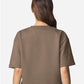 American Apparel FTCB0 Women's French Terry Mid-Length Boxy Top - Back view