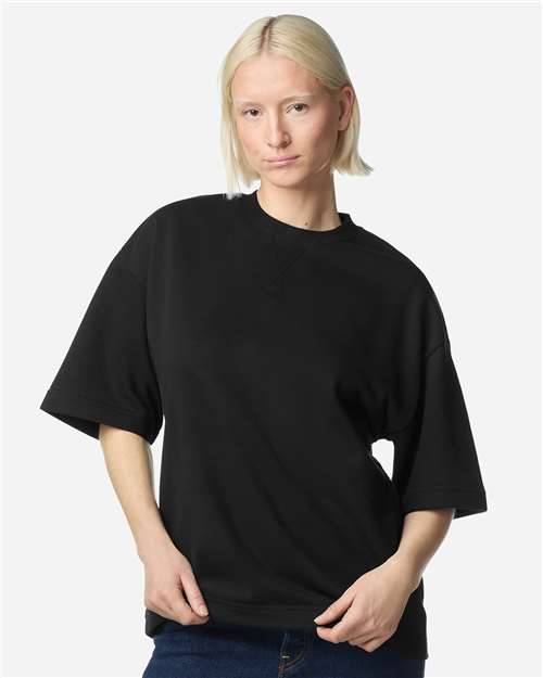 American Apparel FTEX00 Unisex French Terry Oversized Boxy Top - Front view