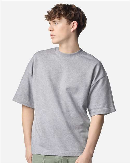 American Apparel FTEX00 Unisex French Terry Oversized Boxy Top - Front view