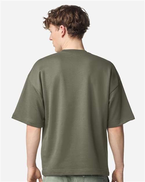 American Apparel FTEX00 Unisex French Terry Oversized Boxy Top - Back view