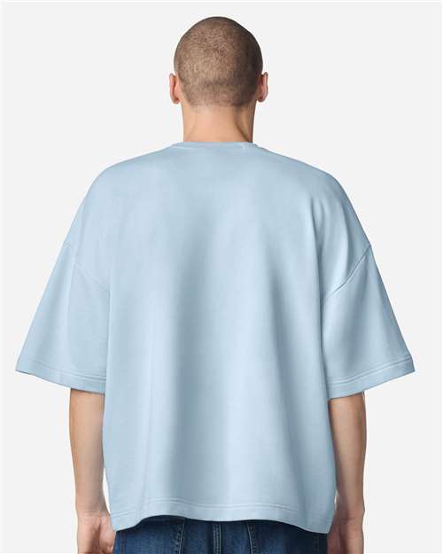 American Apparel FTEX00 Unisex French Terry Oversized Boxy Top - Back view