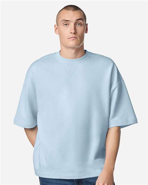 American Apparel FTEX00 Unisex French Terry Oversized Boxy Top - Front view