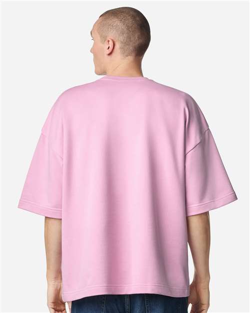 American Apparel FTEX00 Unisex French Terry Oversized Boxy Top - Back view