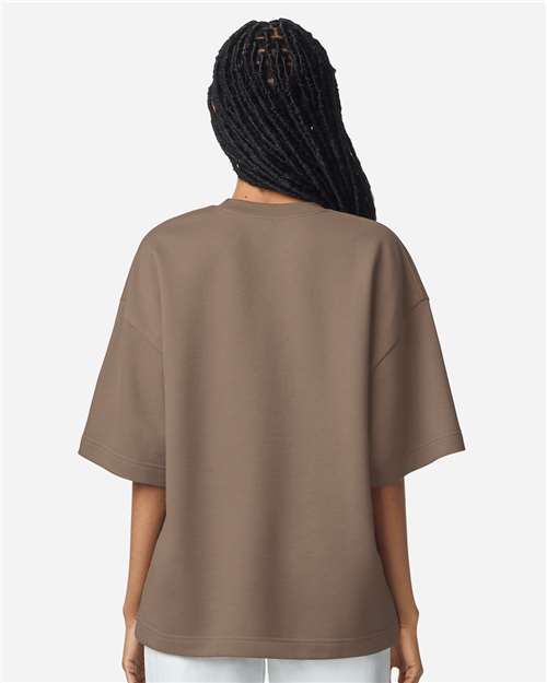 American Apparel FTEX00 Unisex French Terry Oversized Boxy Top - Back view