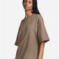 American Apparel FTEX00 Unisex French Terry Oversized Boxy Top - Side view