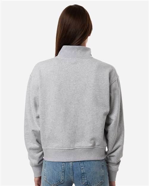 American Apparel FTJ00 Women's French Terry Full-Zip Jacket - Back view