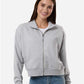 American Apparel FTJ00 Women's French Terry Full-Zip Jacket - Front view