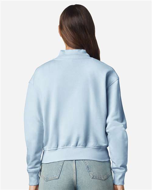 American Apparel FTJ00 Women's French Terry Full-Zip Jacket - Back view