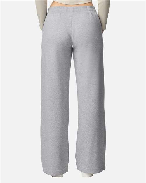 American Apparel FTP00 Women's French Terry Wide Leg Pants - Back view
