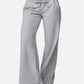 American Apparel FTP00 Women's French Terry Wide Leg Pants - Front view
