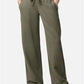 American Apparel FTP00 Women's French Terry Wide Leg Pants - Front view