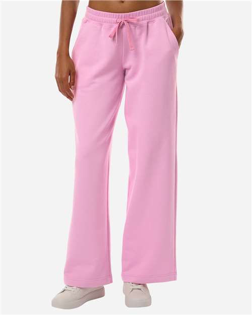 American Apparel FTP00 Women's French Terry Wide Leg Pants - Front view