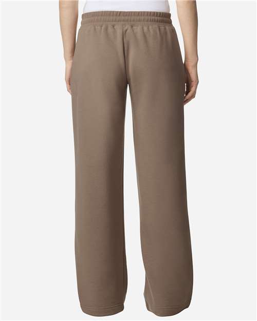 American Apparel FTP00 Women's French Terry Wide Leg Pants - Back view