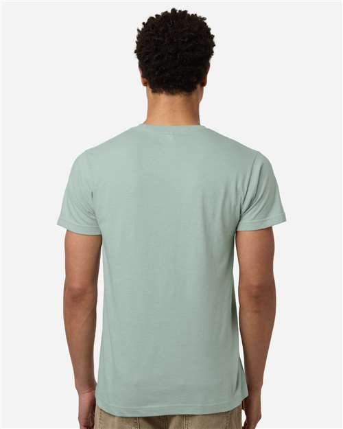 Tultex 202 Unisex Fine Jersey T-Shirt - Back view