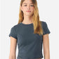 BELLA  CANVAS 1010 Women's Micro Rib Baby Tee - Front view